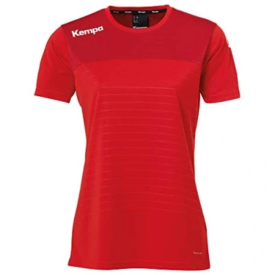 Imagen de Kempa Camiseta Emotion 2.0 para mujer, rojo/rojo chile, XS