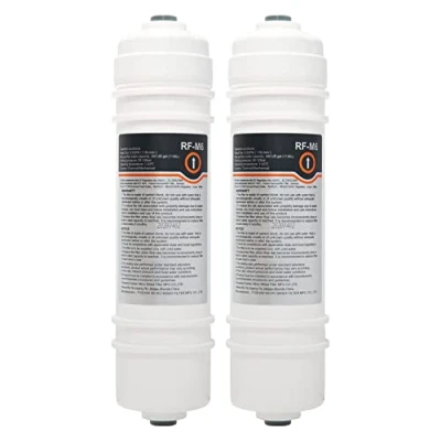 Imagen de RF M6 Filtro de agua 2x externo para frigoríficos compatible con Midea, Comfee, Hanseatic, Teka Side by