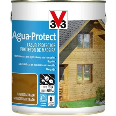 Imagen de V33 Protector decorativo agua protect roble medio 0,75l