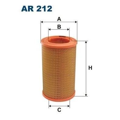 Imagen de FILTRON AR 212 Filtro de aire 188 112 Cartucho filtrante