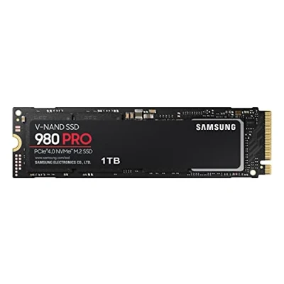 Imagen de Samsung 980 PRO 1TB, hasta 7.000 MB/s, PCIe 4.0 NVMe M.2 (2280), SSD interno (MZ V8P1T0)