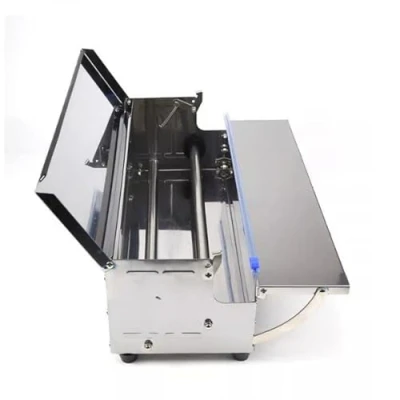 Imagen de EMENAR Dispensador De Film Transparente, Reutilizable con Cortador Deslizante, Adecuado para Envases Frescos Domésticos Supermercados