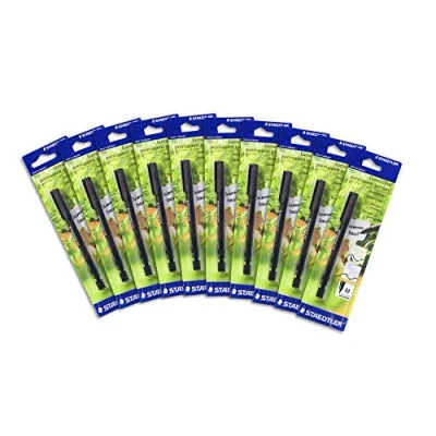 Imagen de Staedtler Lumocolor jardín permanente 319 GM Marker Negro (Pack de 10)