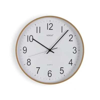 Imagen de Versa Reloj de Pared Plástico Cuarzo Madera MDF 5 x 35 cm