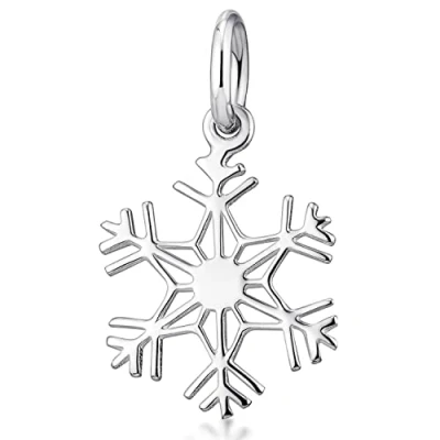 Imagen de MATERIA by Matthias Wagner Collar de Plata 925 para mujer, diseño copo nieve,