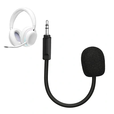 Imagen de kwmobile Micrófono Compatible con Logitech G735 Microfono Repuesto para Auriculares Gaming Negro