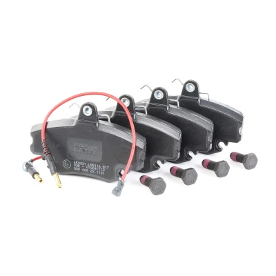 Imagen de TRW COTEC GDB400 Juego de pastillas freno con contacto avisador desgaste tornillos pinza accesorios RENAULT: CLIO 2, TWINGO 1