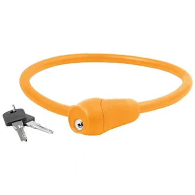 Imagen de M Wave, Candado de Cable S 12.6 S, Adultos Unisex, Naranja