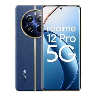 Imagen de realme Teléfono Móvil 12 Pro 5G 8 + 256GB, Cámara para retratos con teleobjetivo, Sony IMX882 OIS, Pantalla de visión curva 120Hz, Procesador Snapdragon 6 1ª generación 5G, Submarine Blue