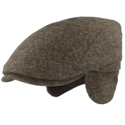 Imagen de Breiter Gorra Plana de Invierno con Orejeras Gatsby Visera Boina Lana Protección para Oidos Desplegable Agradable al Tacto y Cómoda Gris Antracita 60
