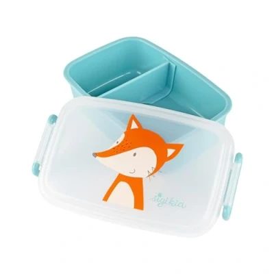 Imagen de Sigikid 25365 Fiambrera zorro con divisor, sin BPA, segura, ligera, recomendada para niños a partir de 1 año