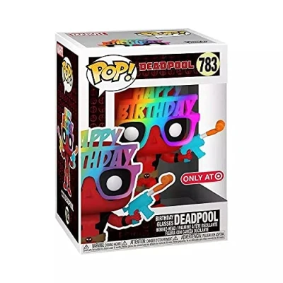 Imagen de POP Funko 54687 Deadpool Gafas de cumpleaños 30th Aniversary Figura Vinilo #783