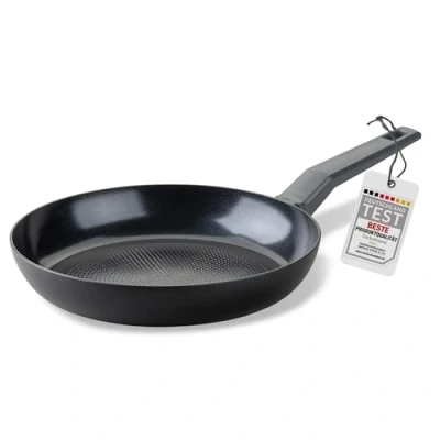 Imagen de Fackelmann Sartén de 28cm, Reciclada Aluminio con Revestimiento Cerámica, Apta para Todas las Cocinas Incluyendo Inducción, Negro Sombra y Gris Ceniza