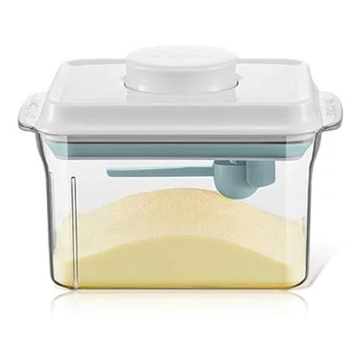 Imagen de 1000ML Dispensador De Polvo FóRmula. Caja PortáTil Almacenamiento Leche En Para Alimentos Contenedor Sellados Polvo, Snacks, Cereales.