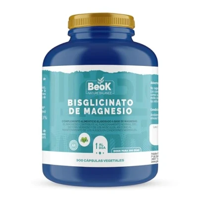 Imagen de BEOK Bisglicinato de Magnesio 300 cápsulas vegetales