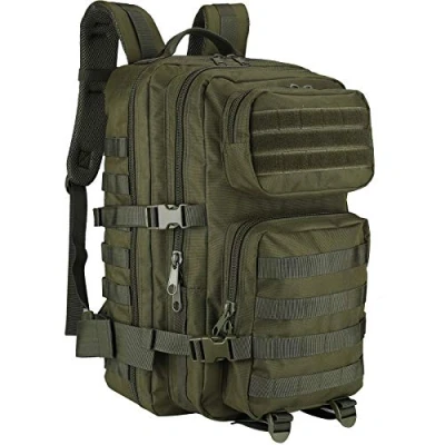 Imagen de Procase Mochila Táctica Militar 45L, Paquete de Asalto MOLLE Gran Capacidad para Utilidad Militar, Bolsa Emergencia 3 Días Caza Senderismo Acampada y Actividad al Aire Libre Verde