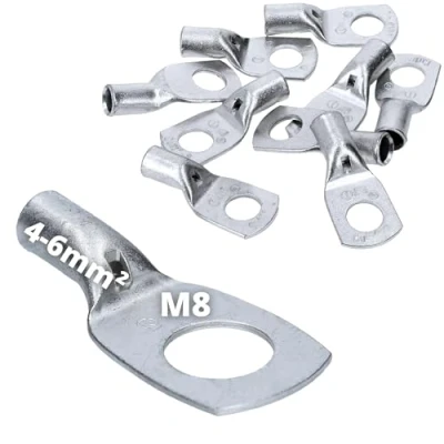 Imagen de 10 pieza cembre A1 de M8 Tubo terminales cable 4 6 mm² unisoliert cobre