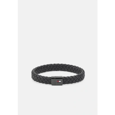 Imagen de Tommy Hilfiger Round Braided Bracelet Pulsera, Hombre, Talla: One Size, Schwarz