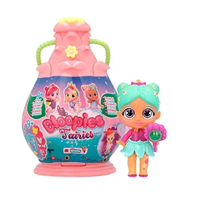 Imagen de BLOOPIES Fairies Muñeca Hada Sorpresa que se Ilumina con el Agua y su Flor Mágica Cápsula Accesorios Juguete para niños niñas +3 Años