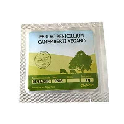 Imagen de Penicillium Camemberti Vegano 3 g Queso Camembert