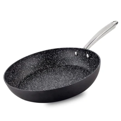 Imagen de Scoville Performance Neverstick + Sartén antiadherente de 28 cm, apta para horno, base y mango acero inoxidable, color negro