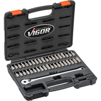 Imagen de VIGOR V7784 Kit de puntas tornillo