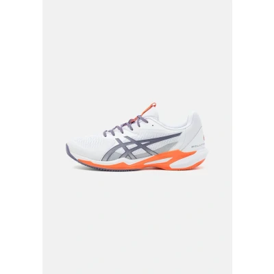 Imagen de ASICS Solution Speed FF 3 Clay, Sneaker Hombre, Blanco/Morado GRISÁCEO, 45 EU
