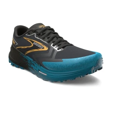 Imagen de Brooks Catamount 3 Zapatillas de trail running, Hombre, Talla: 42, Ebony mosaic blue orange Zapatos