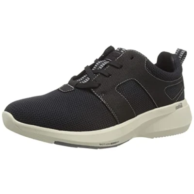 Imagen de Clarks Lehman Tie, Zapatillas Hombre, Negro, 44.5 EU Ancho