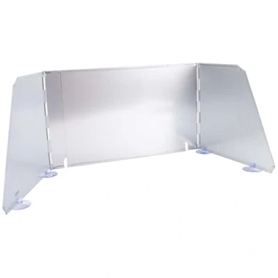 Imagen de Bo Camp Biombo Resistente Universal Ajustable Acero, Plata