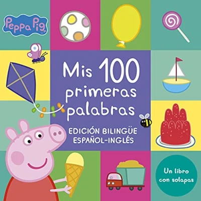 Imagen de Mis 100 Primeras Palabras (Edición Bilingüe) Peppa Pig Hasbro