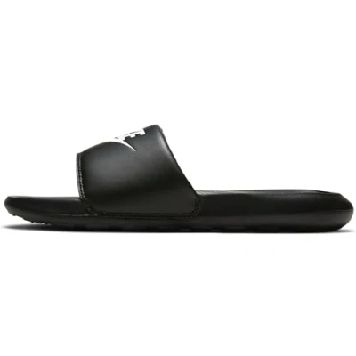 Imagen de Nike Sportswear Victori ONE Slide Sandalias planas, Mujer, Talla: 43, Black/white Piel de imitación alta calidad