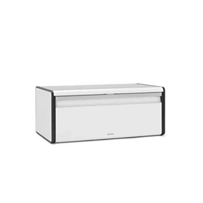 Imagen de Brabantia Panera Rectangular, Acero, Blanco, Grande