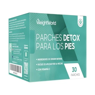 Imagen de Parches Detox para Pies Naturales Programa de 15 Días Desintoxicar el Cuerpo, Alivio Muscular y Sueño Profundo, con Vinagre Bambú, Ajenjo Vitamina C, 30 Desintoxicantes