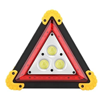 Imagen de 30W Luz de Alerta, Triangulos Coche,Señal Stop Advertencia Triángulo, LED Seguridad Emergencia Avería Automóvil Multifunción