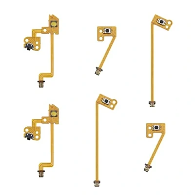 Imagen de eMagTech 2 piezas de repuesto para llaves botón ZR/ZL/L, cable flexible compatible Con el controlador Joy