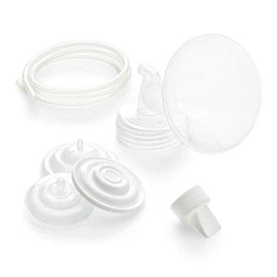 Imagen de ORIGINAL Spectra Flange Set (Size: 32MM X Large) Includes 1 x(Flange w/Valve, Backflow Protector, and Tubing) for Breast Pumps S1, S2, M1, S9 Made by Baby USA