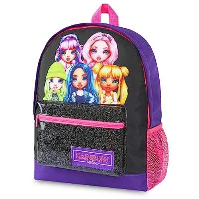 Imagen de Rainbow High Mochila Niña, Mochilas Escolares de Moda, Infantil para Niña Colegio Viaje Tiempo Libre, Regalos Originales Niñas
