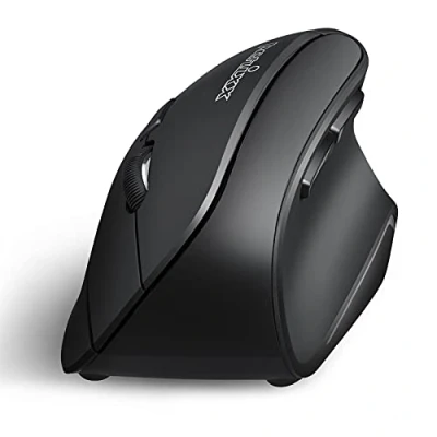 Imagen de Perixx PERIMICE 804 Ratón ergonómico Bluetooth® Para Windows, Tablets Android y PC DPI ajustable diestros, Color Negro