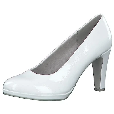 Imagen de MARCO TOZZI 2 22412 20, Zapatos de tacón para Mujer, Blanco (White Patent), 39 EU