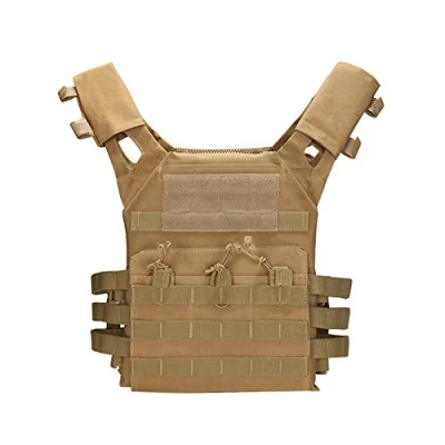 Imagen de Blanketswarm Chaleco táctico,chaleco de combate camuflaje ajustable,juego campo Cs al aire libre,chaleco modular asalto entrenamiento protector