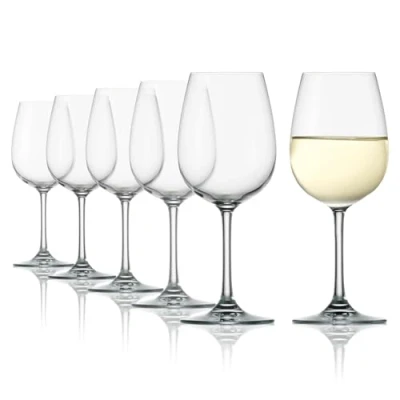 Imagen de Stölzle Lausitz copas de vino blanco Weinland 290 ml, juego 6 aptas para lavavajillas, irrompibles, como sopladas