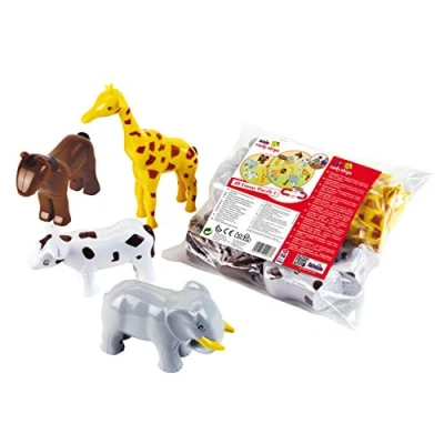 Imagen de Theo Klein 0071 Funny Puzzle 1+ con 4 Animales Magneticos Jirafa, Elefante, Caballo Y Vaca