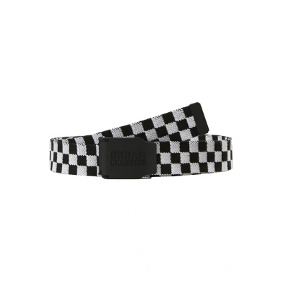 Imagen de Urban Classics Extra LONG BELT Cinturón, Hombre, Talla: One Size, Black/white