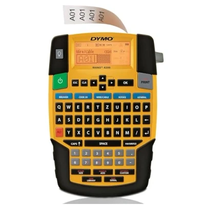 Imagen de DYMO Rhino Etiquetadora (teclado QWERTY), negro y amarillo