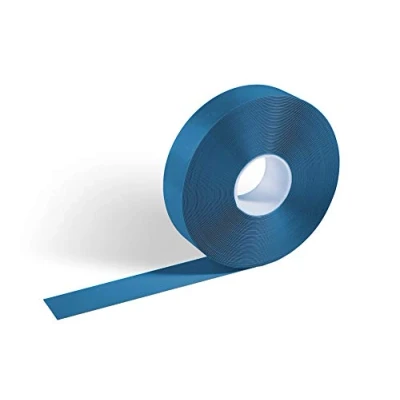 Imagen de Durable Cinta de señalización suelos Duraline, autoadhesiva y antideslizante, 50 mm x 0,5 30 m (ancho alto largo), azul señal RAL 5005, 102106