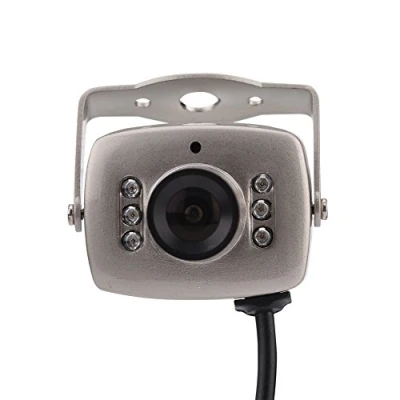 Imagen de VBESTLIFE Mini CMOS Cámara de Seguridad Visión Nocturna 6LED con Cable Exterior Vídeo Digital Imagen Full HD PAL/NTSC para Casa,Supermercado,Hogar(PAL)