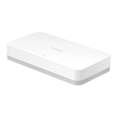 Imagen de Switch D Link GO SW 8G, 8 puertos, Gigabit Ethernet LAN RJ 45, Sin gestión, 1000 Mbps/puerto, blanco