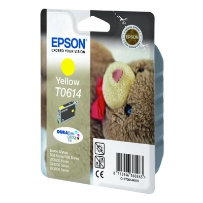 Imagen de Cartucho De Tinta Amarillo Epson T0614 C13t06144010