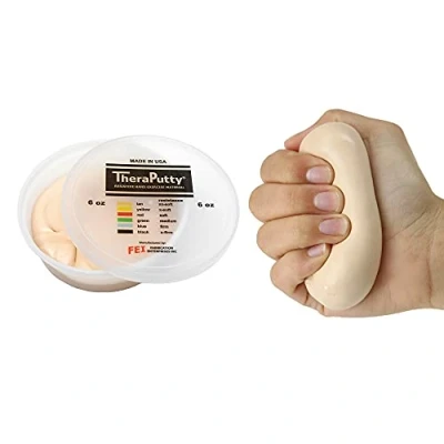 Imagen de CanDo TheraPutty anti bacteriano Pasta modelar 170 g Beige (ligera)
